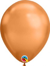 Gold, Copper Chrome • 11in. Latex Helium Balloon