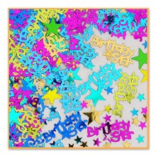 Confetti Birthday Star