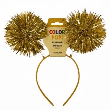 Head Bopper Gold Pom Pom