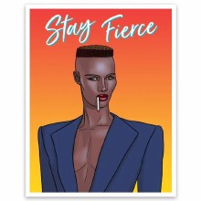 Sticker Grace Jones Fierce