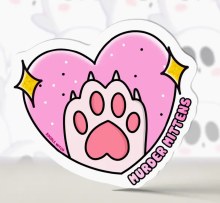 Sticker Murder Mittens