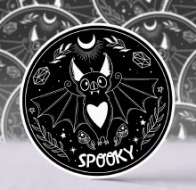 Sticker Spooky Bat