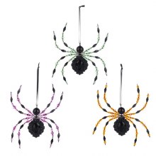 Spider Beaded Ornaments Asst