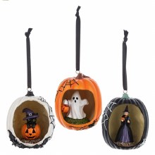 Ornament Hllwn Pumpkin Asst