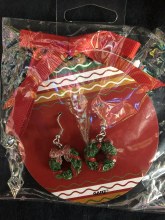 Christmas Wreath Earrings