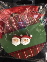 Santa Earrings