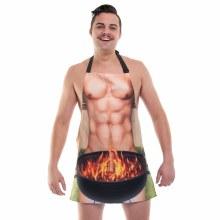 Faux Real Naked Body Apron