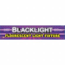 Black Light Bar Fixture 18"