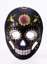 Mask Day Of Dead Black