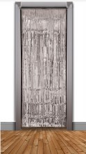 Silver Doorway Curtain