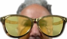 Glasses Oversized Gold