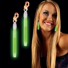 Glow Earrings Green