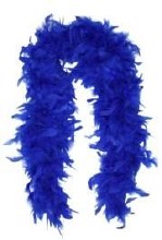 Boa Feather Dark Blue