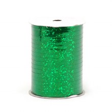 Curling Ribbon Holographic Green