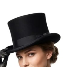 Top Hat Black