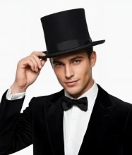 Top Hat Tall Black