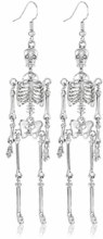 Skeleton Earrings ~ Silver