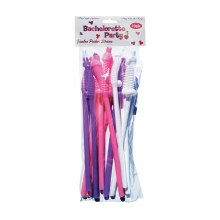 Pecker Party Straws Flexi 10PK