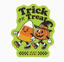 Sticker Trick Or Treat