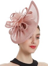 Fascinator Floral Blush Pink