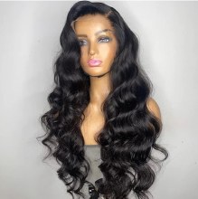 Lace Front Champagne Wig - Black