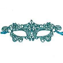 Mask Lace Brocade Sky Blue