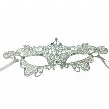 Mask Lace Brocade White
