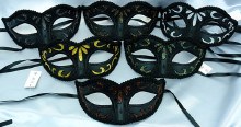 Venetial Glitter Mask Asst