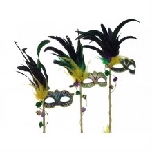 Venetian Stick Mask Mardi Gras
