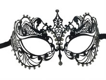 Mask Laser Cut Venetian Blk