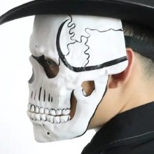 Mask Full Skull White