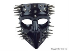 Mask Spiked Full Face Blk