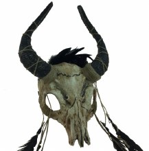 Voodoo Mask Natural Cow Skull