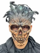 Mask Voodoo Skull Bone Feather