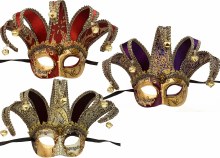 Mask Jester Half Bk/G