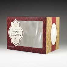 Wine Glasses 8ct Clear Boxed