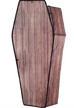 Coffin Woodgrain Collapsible