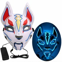 Light Up Fox Mask Blue