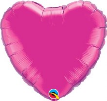 Pink Magenta Heart ~ 18"