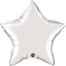 Jumbo Size Star ~ SILVER 36"