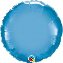 MYLR Round Chrome Blue 18"