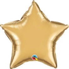 Standard Size Star ~ GOLD CHROME 20" {special order only}