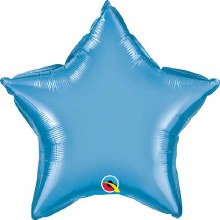 Standard Size Star ~ BLUE CHROME 20" {special order only}