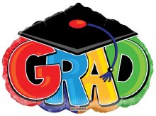 MYLR Jr Grad Cap Colors 18"
