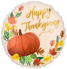 MYLR HT Fall Pumpkin 17"