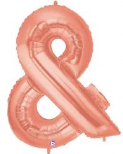 Jumbo 40in. Symbol Mylar ~ Rose Gold &