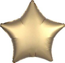 Standard Size Star ~ GOLD SATIN 19" {special order only}