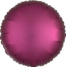 MYLR Round SATIN Pomgrante 17"