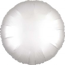 MYLR Round SATIN White 17"
