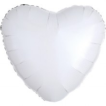 MYLR Heart STD White 18"